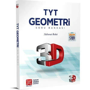 Eğitim Vadisi Yayınları 3D Yayınları TYT Geometri Soru Bankası Tamamı Video Çözümlü