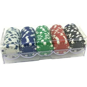 Pratik Saklama Çantalı Poker Para Taşları 100'LÜ Poker Fişi Profesyonel