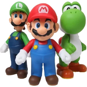 Zppld 3'lü Super Mario Mario Figür (Yurt Dışından)