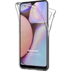 Samsung Galaxy A02 Kılıf 6 Tarafı Tam Full Koruma 360 Clear Soft Şeffaf