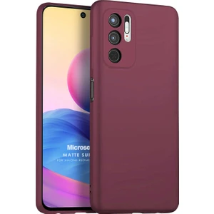 Matte Silicone Xiaomi Redmi Note 10 5g Kılıf Mor