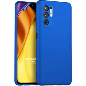 Matte Silicone Xiaomi Poco M3 Pro Kılıf Mavi