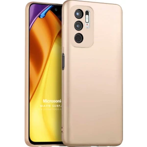 Matte Silicone Xiaomi Poco M3 Pro Kılıf Gold
