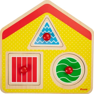 Ahşap İlk Yapboz - Geometrik Ev