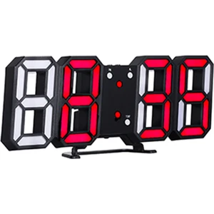 3D LED Dijital Saat - Kırmızı (Yurt Dışından)