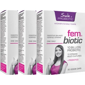 Suda Vitamin Suda Probiotic Women 30 Kapsül x 3 Adet