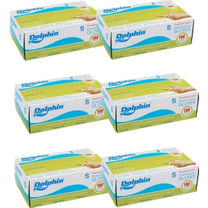 Beyaz Lateks Eldiven Pudralı (S) 100'LÜ x 6