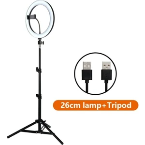 Ring Fill Light Led Selfie Halka Işık 24 W 5500 K Tripod