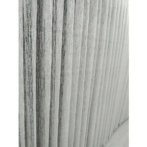 Perde Deposu Cam Kırığı Spor Desenli Örme Tül Perde 1x2.5 Orta Pileli