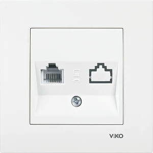 Karre Numeris Telefon Prizi - Beyaz (RJ11) (Çerçeve Hariç) 90967013