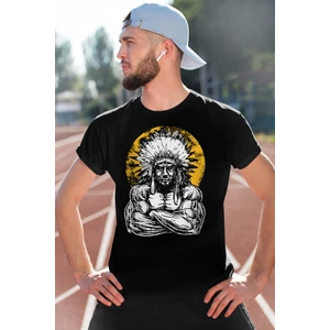Büyük Şef Siyah Kısa Kollu Erkek T-Shirt