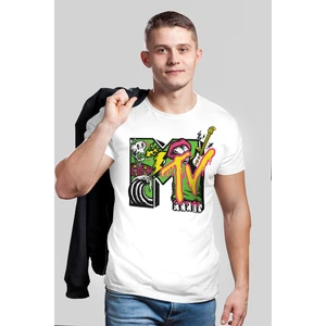 Meteve Kısa Beyaz Kollu Erkek T-Shirt