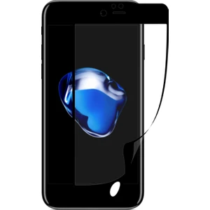 Case World Caseworld Apple iPhone 7 Siyah Fiber Nano Tam Kaplayan Ekran Koruyucu Esnek Cam