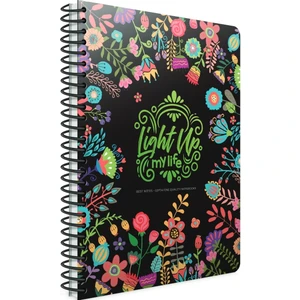 Best Notes Spiralli Çizgili Sert Kapaklı Defter 10 x 28 cm 120 Yaprak