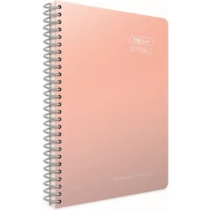 Thebook Kareli Spiralli Sert Kapaklı Defter 17 x 24 cm 140 Yaprak