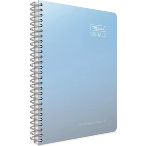 Thebook Kareli Spiralli Sert Kapaklı Defter 17 x 24 cm 100 Yaprak