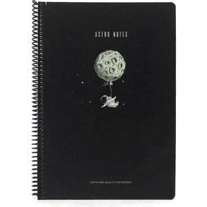 Astro Notes A4 Kareli Spiralli Karton Kapaklı Defter 100 Yaprak