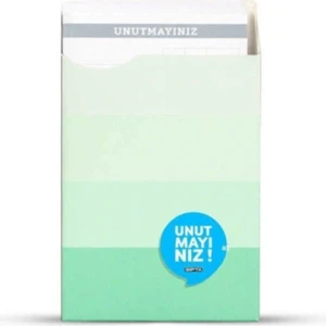 Best To Do Unutmayınız Kartı 11 x 24 cm 54 Yaprak