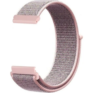 Google Ticwatch S2 Wear Os Kordon Cırtcırt Kumaş Ayarlanabilir Bronz