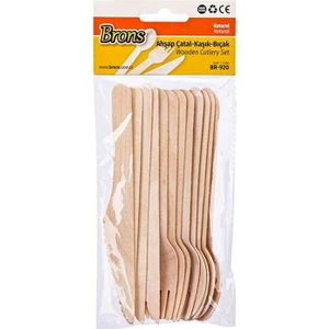 BR-920 Naturel Çatal Kaşık Bıçak Seti