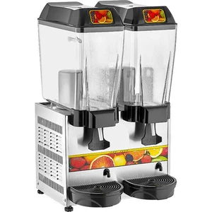 Çiftli Limonata Şerbet Soğutucu 20+20 lt Paslanmaz - ST12