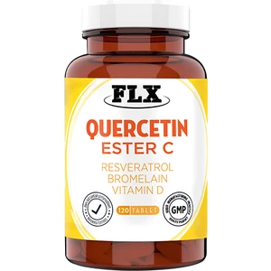 Quercetin Complex Kuersetin Ester C Vitamin D Aserola Rutin Resveratrol Magnezyum Bromelain 120 Tablet