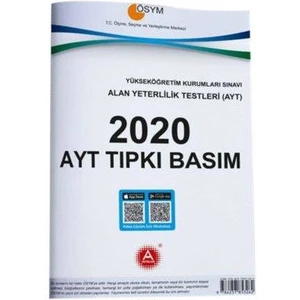 A Yayınları 2020 AYT Tıpkı Basım