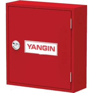 Alperen Öztürk 1" Tek Kapaklı Saç Kapak 20 mt Hortumlu 0.90 mm Yangın Dolabı Tse' Li Sıva Üstü