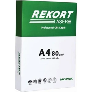 Rekort A4 Fotokopi Kağıdı 80 gr 500'LÜ 2 Paket