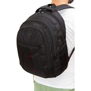 LOST192 Laptop Bölmeli Okul Siyah Sırt Çantası