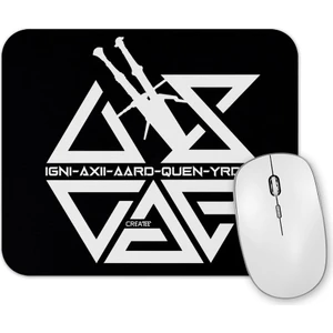 Baskı Dükkanı The Witcher Signs Mouse Pad