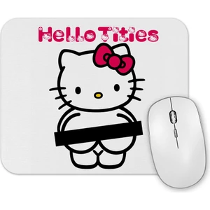 Baskı Dükkanı Hello Tities Hello Kitty Mouse Pad