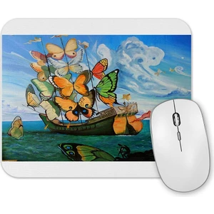 Baskı Dükkanı Yelkenli Kelebekler Mouse Pad
