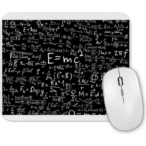 Baskı Dükkanı E=mc2  Formül Matematik Formülü Mouse Pad