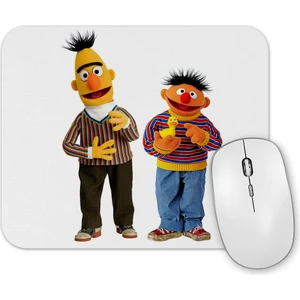 Baskı Dükkanı Susam Sokağı Edi & Büdü 2 Mouse Pad