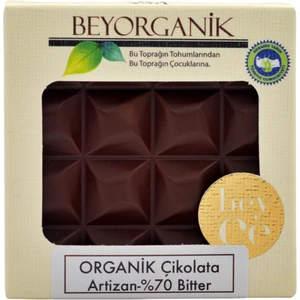 Organik Artizan Çikolata %70 Bitter 40gr