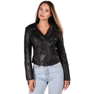 İmge Deri Hakiki Deri Kadın Spor Deri Mont