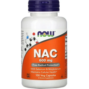 Foods, Nac, 600 Mg, 100 Veg Capsules