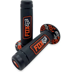 Fox Motosiklet Siyah-Turuncu Elcik Takımı