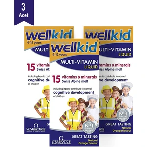 Wellkid Immune Liquid 150ML | 3 Adet