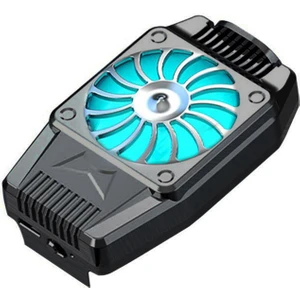 4.7 - 6.5 Inç Telefonlar Için Ledli Soğutucu Fan 300 Mah Pil 4500 Rpm - AL2657
