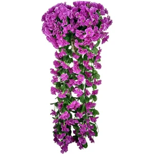 Yapay Çiçek Sarkan Begonvil Çiçeği Jumbo Lila