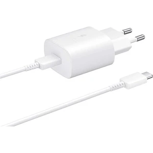 AGM Elektronik Samsung EP-TA800 25W 2.77A Type - C Çıkışlı Hızlı Şarj Seti Beyaz