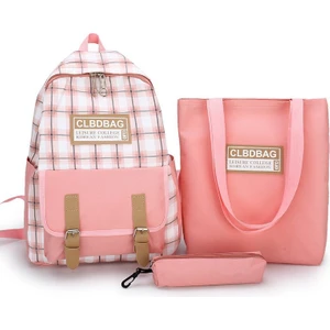 Okul Çantası 5 Parçalı Çok Fonksiyonlu Siyah (Yurt Dışından)