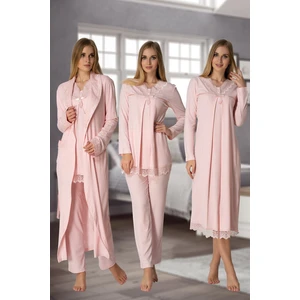 Pijama 4036 Lohusa Dörtlü Takım