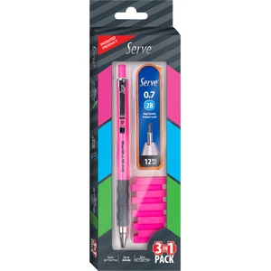 Steps Fosforlu Kalem Set 0.7 mm Pembe 3'lü