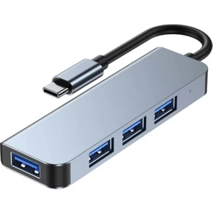 Type-C 4 Port USB 3.0 Hub USB-C Alüminyum Gövde Çoklayıcı