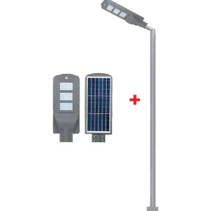 Tekno Solar Güneş Enerjili Bahçe Aydınlatma Direği + 180W Solar Sokak Lambası