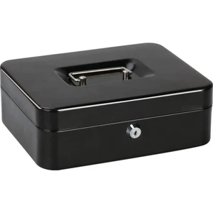 Germany  Büyük Boy Anahtarlı Çelik Kasa Büyük Boy Bozuk Para Kasası Nakit Kutusu Cash Box 9X18X25 cm