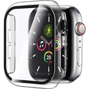 Apple Watch Uyumlu Series 6 40MM Kılıf Clear Premium Slim Watch Uyumluband Şeffaf